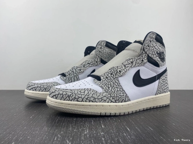 Kick Theory Jordan High White DZ5485-052 1 Cement Air OG 0814